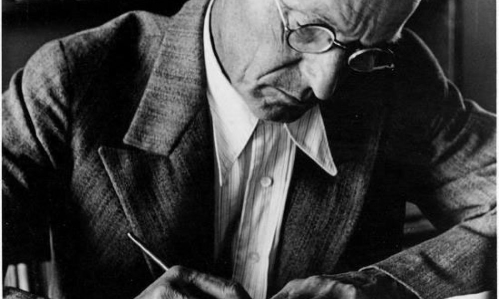 Hermann Hesse schreibend Foto Martin Hesse © Martin Hesse Erben 