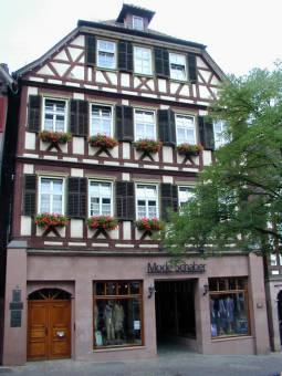 Das Geburtshaus von Hermann Hesse am Calwer Marktplatz