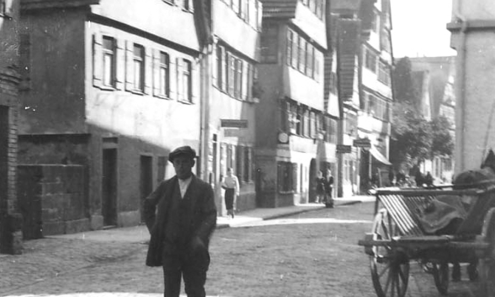 Die Ledergasse stadteinwärts (© Martin Hesse Erben)