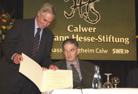 Preisübergabe durch Dr. Eugen Schmid